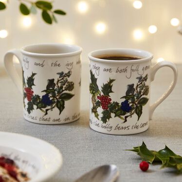 The Holly and the Ivy Breakfast Mug (Single) The Holly and the Ivy Breakfast Mug (Single)